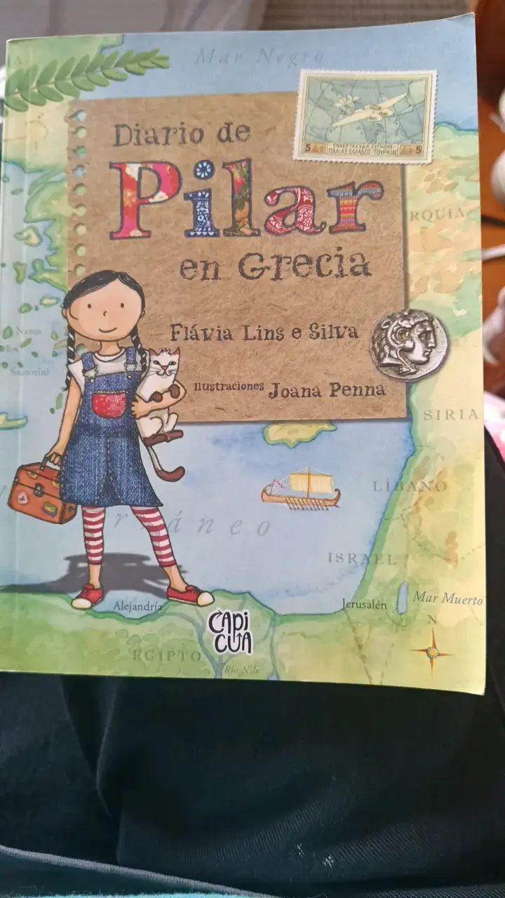 Libro Diario de Pilar en Grecia para niños - 1