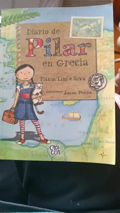 Libro Diario de Pilar en Grecia para niños - miniatura 1
