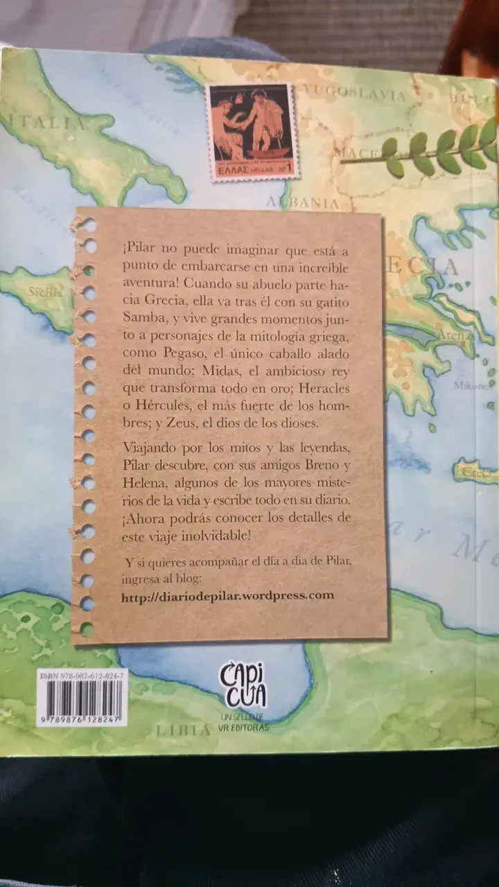 Libro Diario de Pilar en Grecia para niños - 2