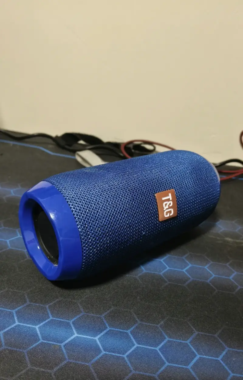 Parlante Bluetooth Portátil T&G Azul - 2