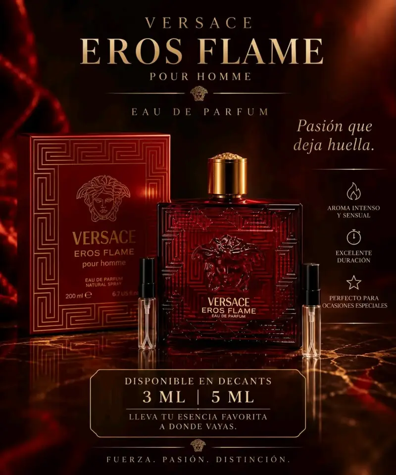 Perfume Versace Eros Flame para Hombre