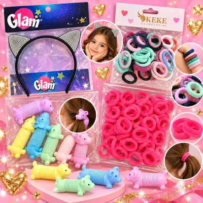 Set de Accesorios para el Cabello Glam y Keke - miniatura 1