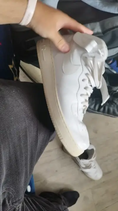 Zapatillas deportivas blancas Nike Air Force - miniatura 3