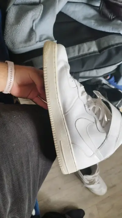 Zapatillas deportivas blancas Nike Air Force - miniatura 4