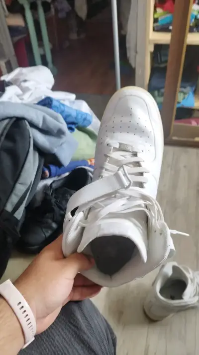 Zapatillas deportivas blancas Nike Air Force - miniatura 6