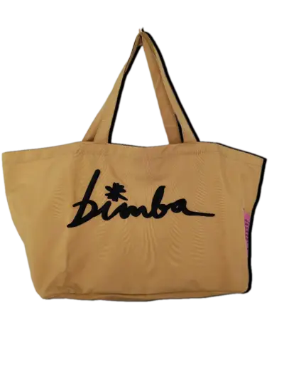 Bolso tote grande Bimba y Lola beige - miniatura 1