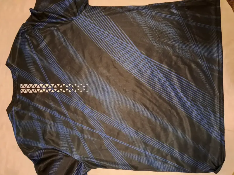 Polera deportiva azul talla XL 1 solo uso - 2
