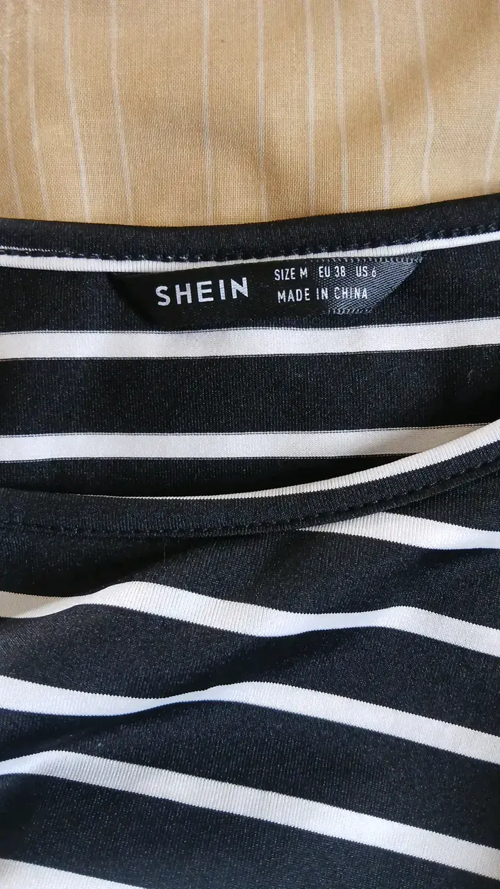 Conjunto rayado negro y blanco Shein talla M - 2