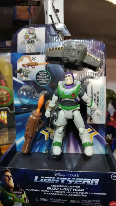 Figura de acción Buzz Lightyear con lanzador - miniatura 1
