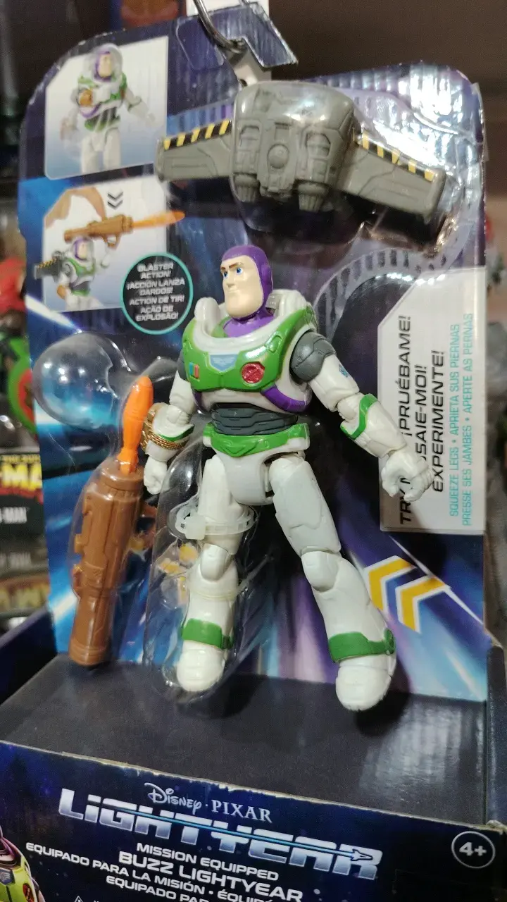 Figura de acción Buzz Lightyear con lanzador - 4