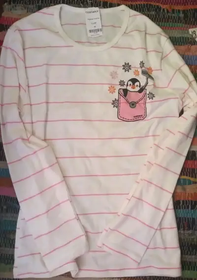 Pijama invierno mujer con diseño de pingüino - miniatura 1