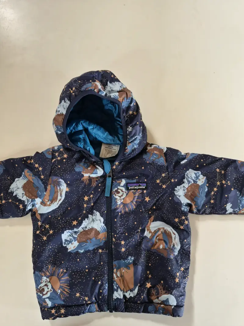Chaqueta impermeable infantil Patagonia con diseño