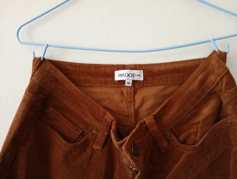 Pantalones de pana marrón Wados talla 40 - 2