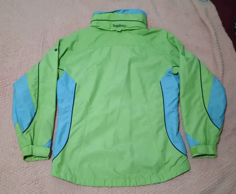 Chaqueta impermeable verde y azul Columbia - 2