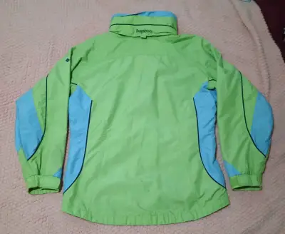 Chaqueta impermeable verde y azul Columbia - miniatura 2
