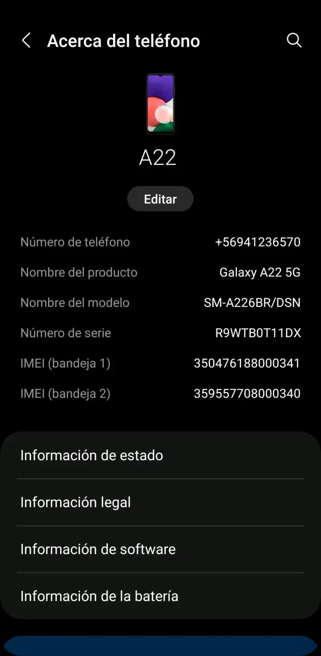 Samsung Galaxy A22 5G en buen estado - 4