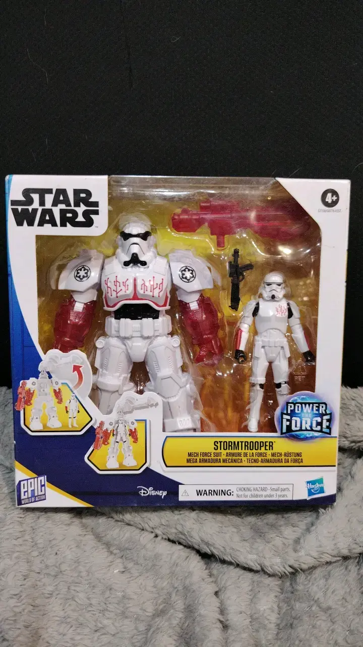 Figura Stormtrooper Star Wars con Armadura Mecánica - 1