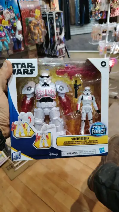 Figura Stormtrooper Star Wars con Armadura Mecánica - miniatura 4