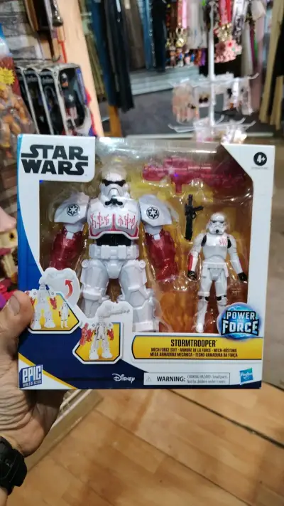 Figura Stormtrooper Star Wars con Armadura Mecánica - miniatura 5
