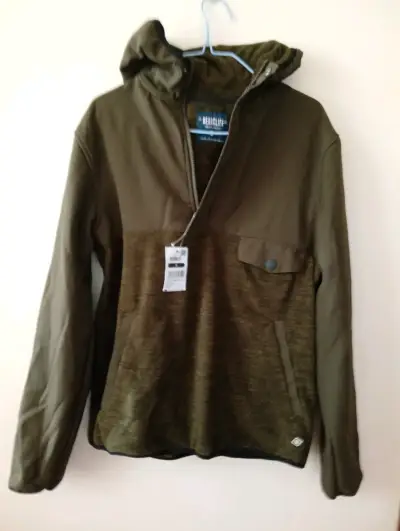 Polerón verde con capucha Bearcliff para hombre - miniatura 1