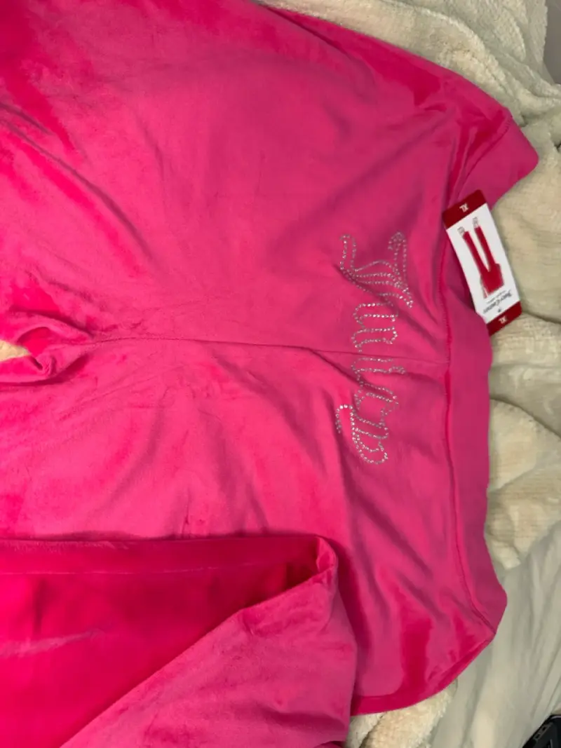 Conjunto de terciopelo fucsia Juicy Couture - 2