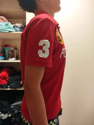 Polera Polo Roja Porsche Polo Team - miniatura 3