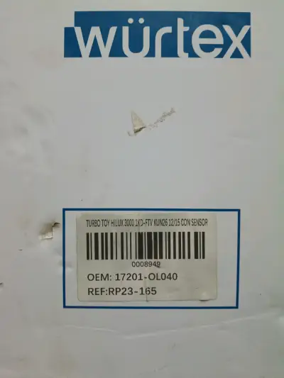 Turbo cargador Würtex para Toyota Hilux 3000 - miniatura 4