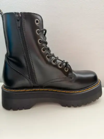 Botas negras con plataforma CMORAN bototos - miniatura 4