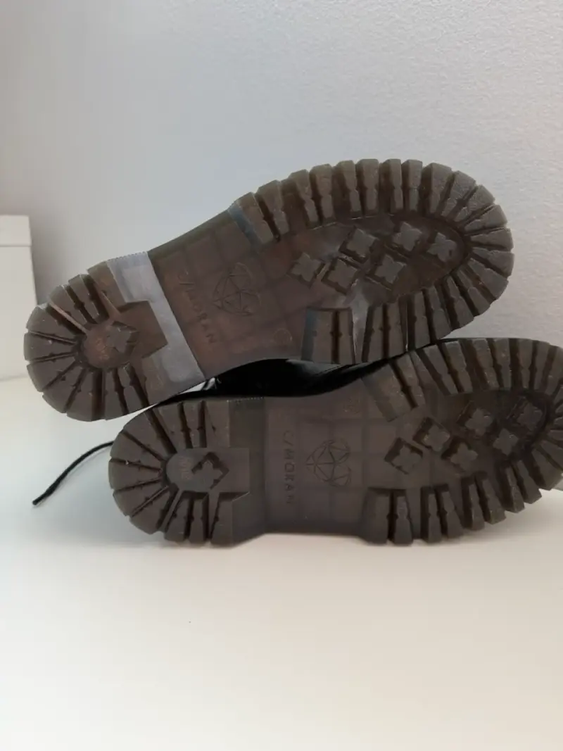 Botas negras con plataforma CMORAN bototos - 5