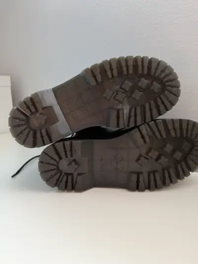 Botas negras con plataforma CMORAN bototos - miniatura 5