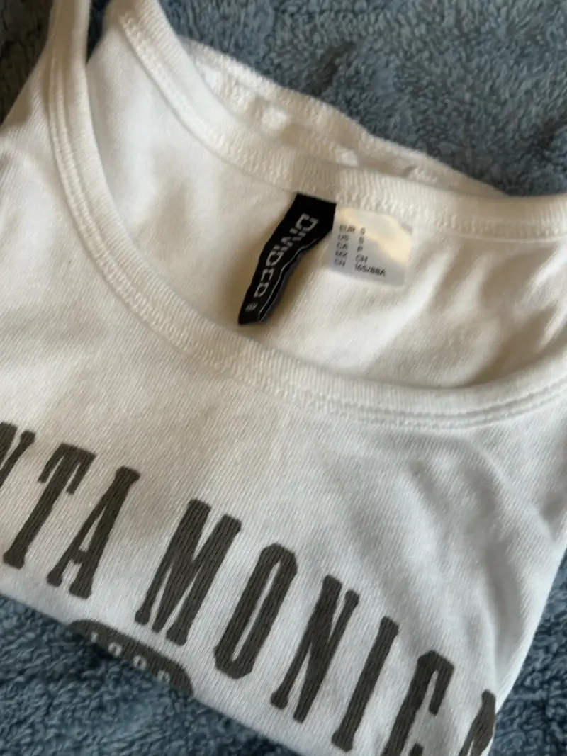 Polera sin mangas Santa Monica H&M blanca - 4