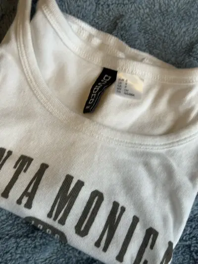 Polera sin mangas Santa Monica H&M blanca - miniatura 4