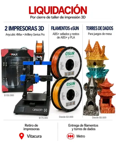 Impresora 3D y filamentos - miniatura 1