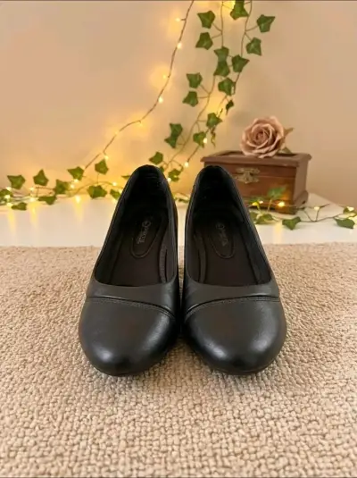 Zapatos de Tacón Negro Elegantes para Mujer - miniatura 3