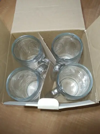 Set de 4 jarros de vidrio con asa 480cc - miniatura 3