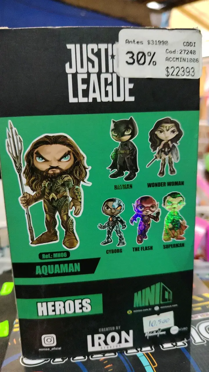 Figura de colección Aquaman Mini Co. Justice League - 4