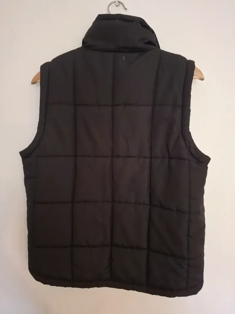 Parka sin mangas negro mujer Talla L - 3