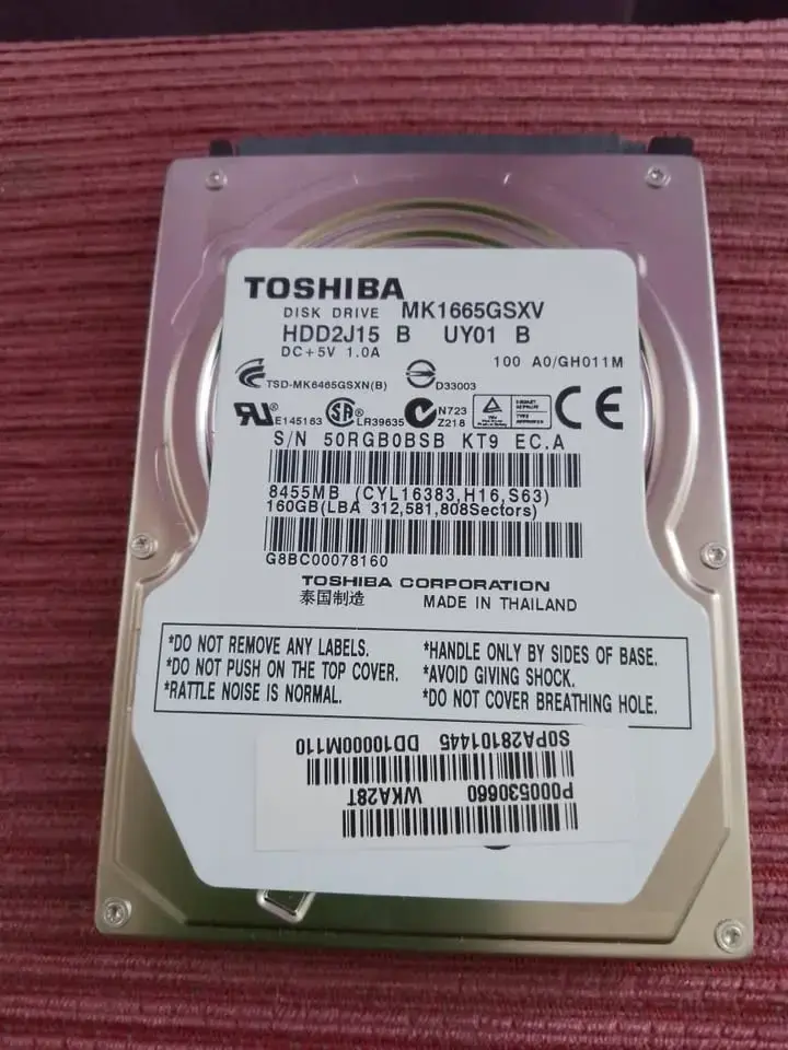 DISCO DURO TOSHIBA 160 GB - 1