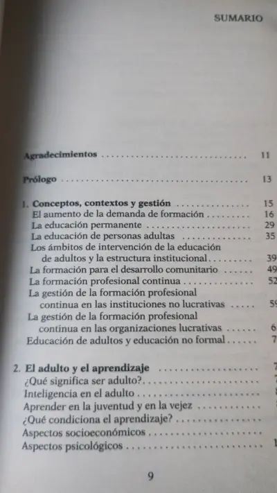 Libro La Educación de las Personas Adultas - miniatura 3