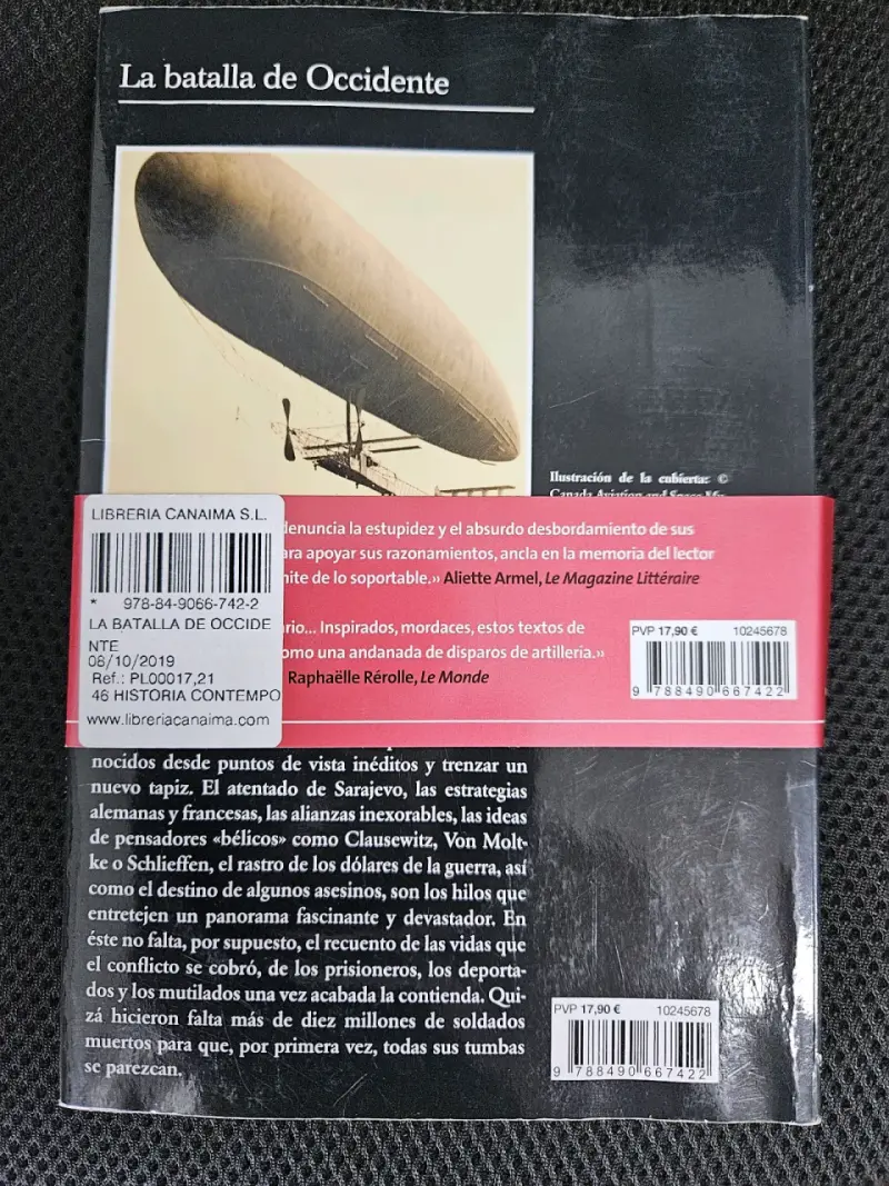 Libro 'La Batalla de Occidente' de Éric Vuillard - 3