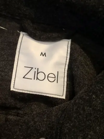Chaqueta de lana gris Zibel mujer Talla M - miniatura 5