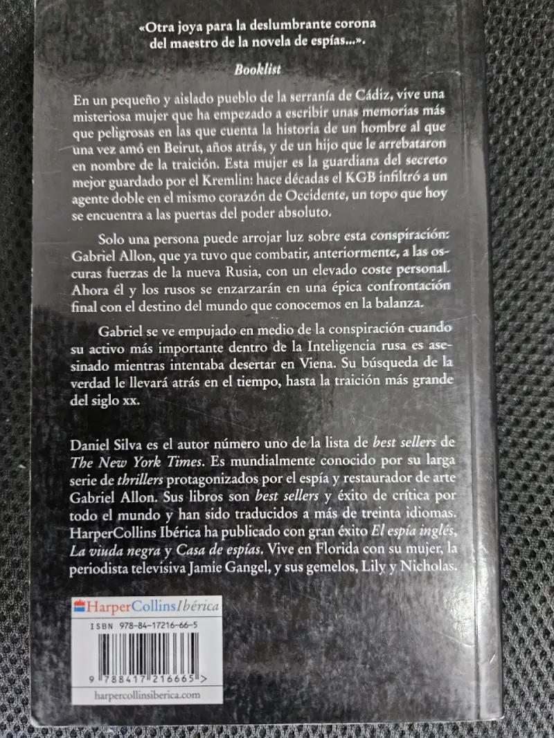Libro 'La Otra Mujer' de Daniel Silva - 2