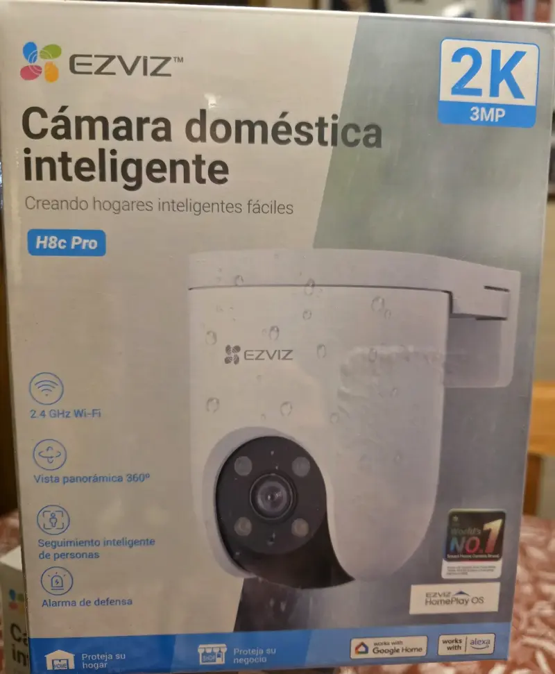 Cámara exterior EZVIZ H8c Pro 2K