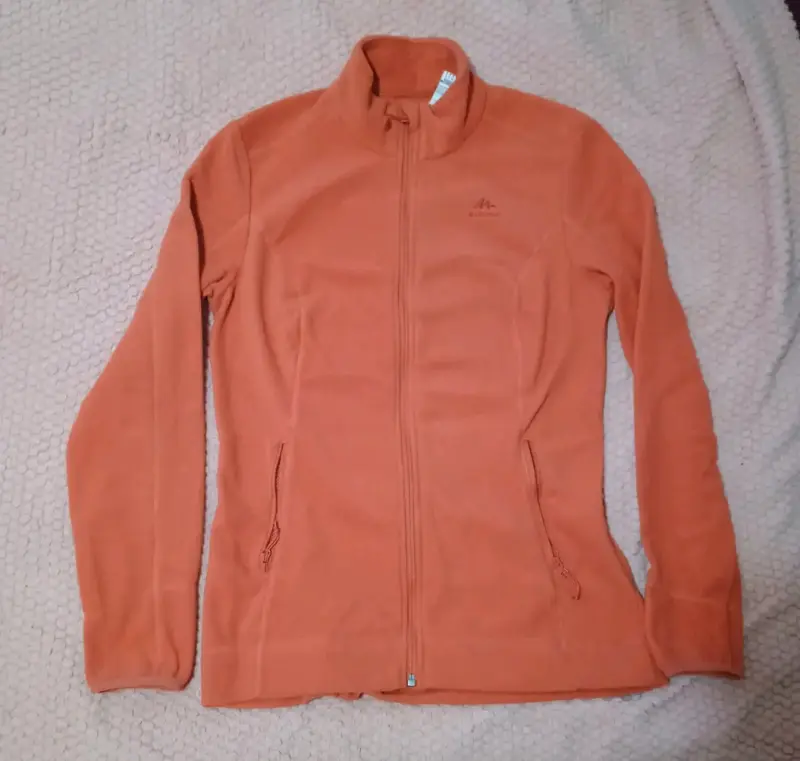 poleron polar naranja para mujer - 1