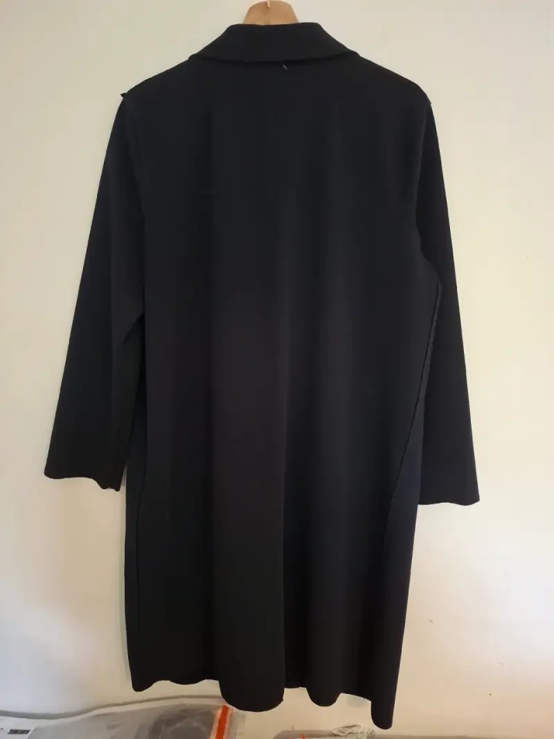Abrigo azul marino elegante mujer Talla 42 - 3