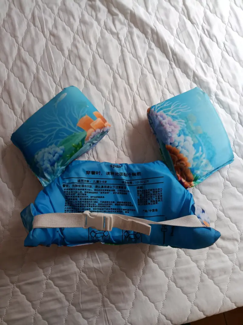 Chaleco flotador infantil con diseño de pez - 1