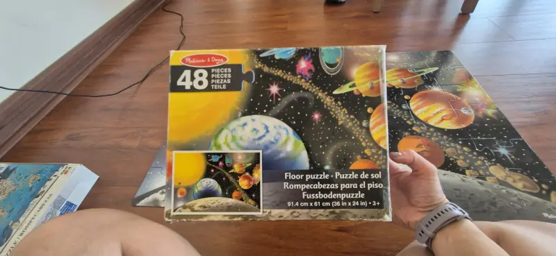 Rompecabezas de 48 pesos. Sistema Solar - 1