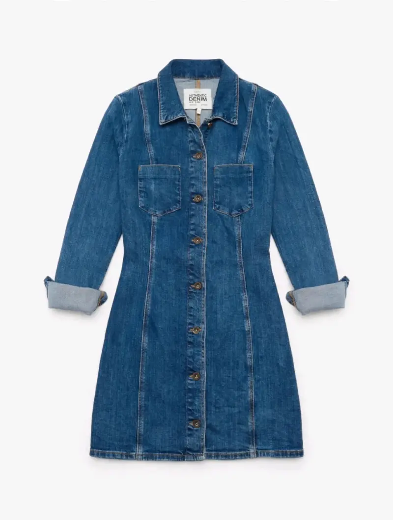 Vestido de mezclilla Zara Authentic Denim