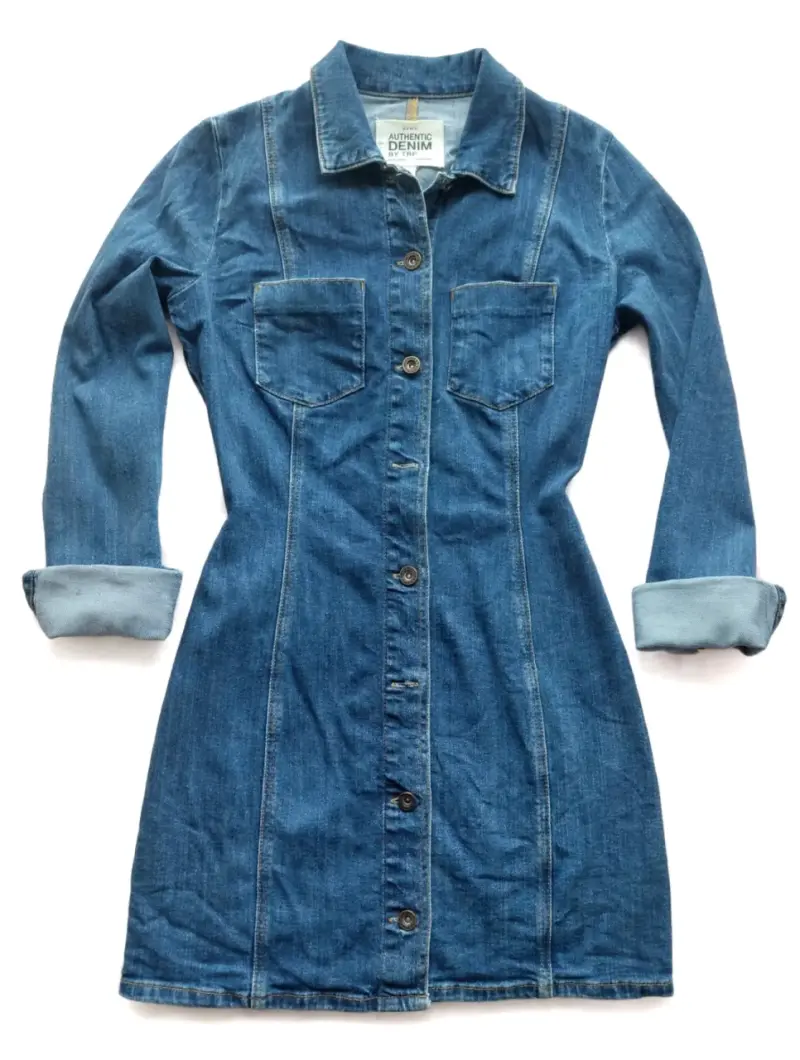 Vestido de mezclilla Zara Authentic Denim - 3