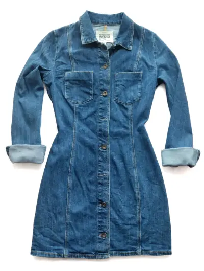 Vestido de mezclilla Zara Authentic Denim - miniatura 3